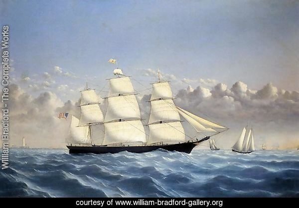 Clipper Ship 'Golden West' of Boston, Outward Bound