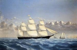 William Bradford - Clipper Ship 'Golden West' of Boston, Outward Bound