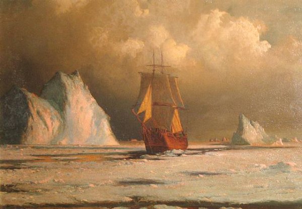 Working Through the Ice in Melville Bay